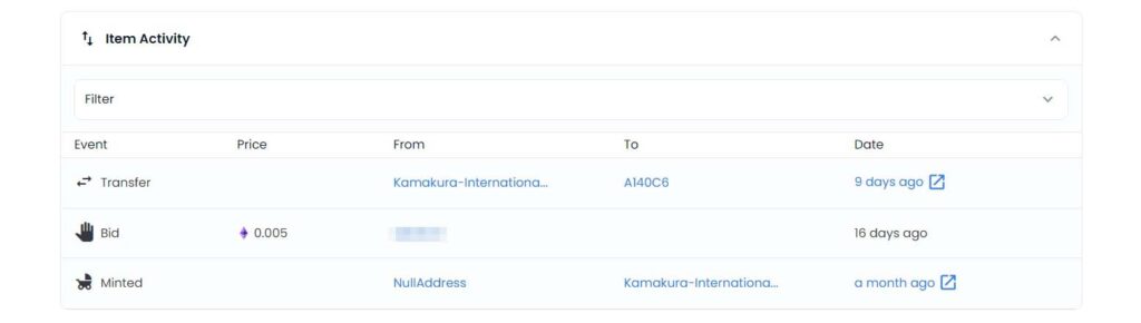 OpenSeaでNFTを購入
