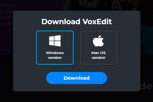 VoxEditを始める